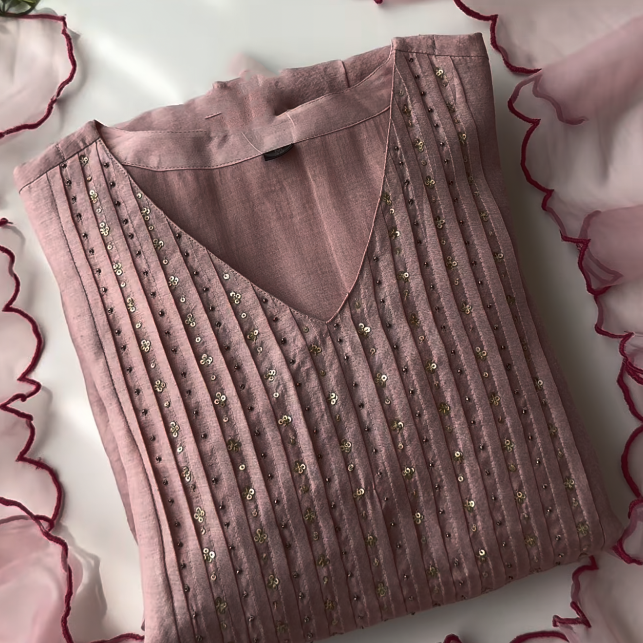 Pink Lovely Designer Dress Suits Set