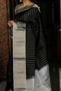 Black Banarasi Saree for Women