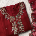 Maroon Awesome Designer Dress Suits Set