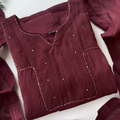 Wonderful Maroon Salwar Suit  Dress Set For Women's