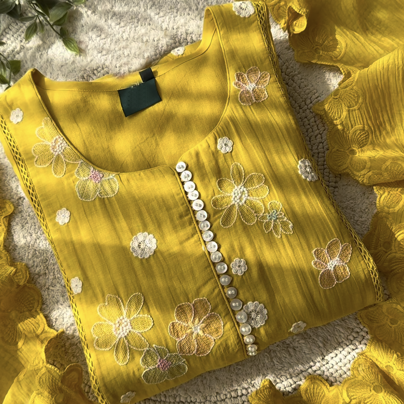 Yellow Wonderful Designer Dress Suit for women