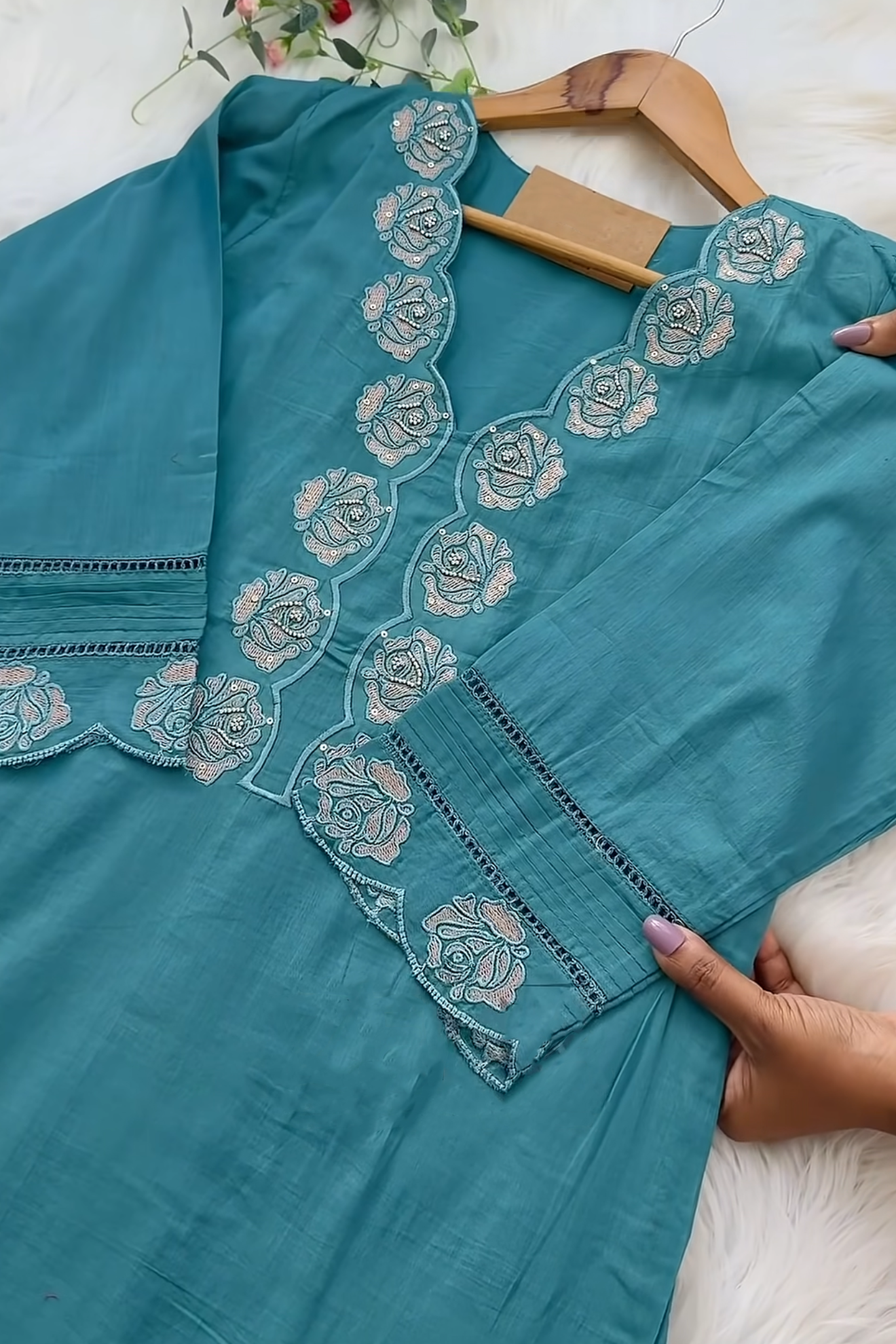 Rama Premium Designer Kurta set Suit For Women