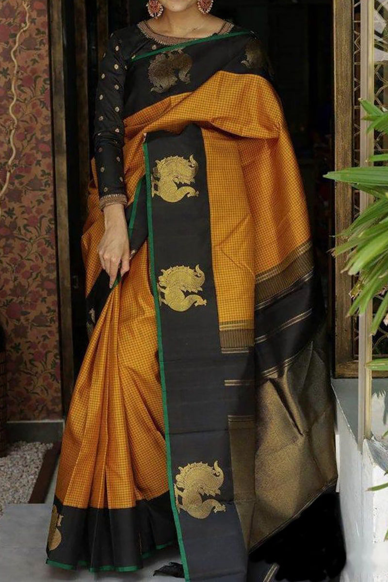 Beautiful Soft Premium Kanjivaram Saree for Women