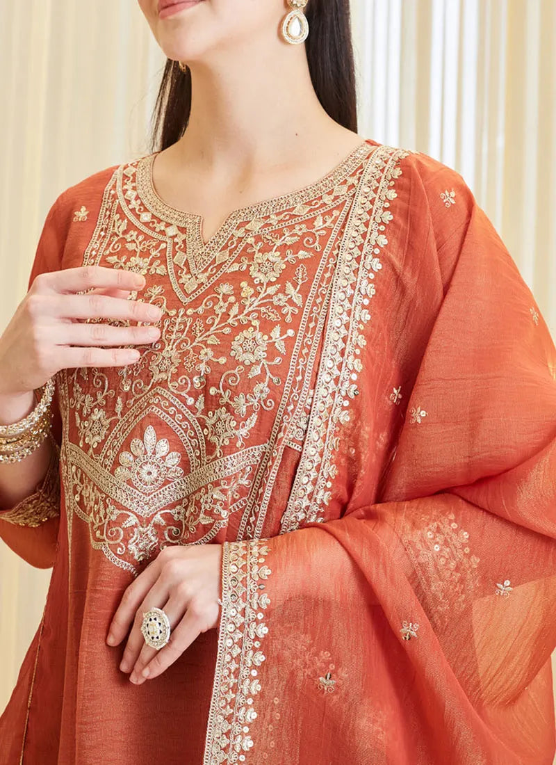 Pink Soft Charm Designer Suit Set for Women