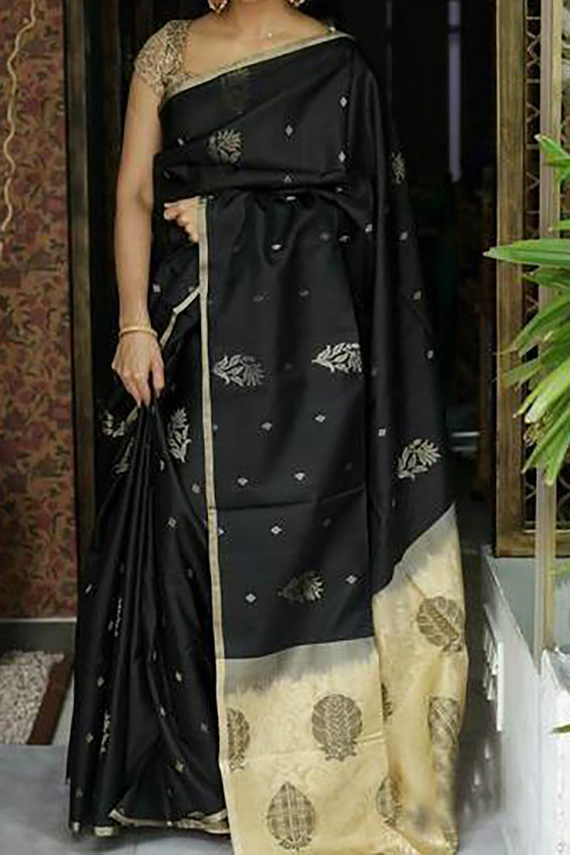 Fresh Drops Premium Kanjivaram Saree for Women
