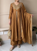 Golden Beautiful Suit Set for Women's
