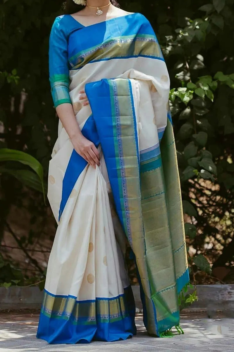 Fresh Colour Classic Banarasi Zari Weaving Silk Saree